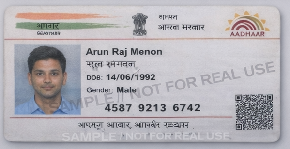 Aadhaar Card - Kailash Suresh